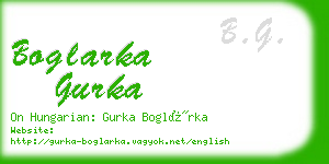 boglarka gurka business card